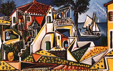 Aegean and Mediterranean Painting - Picasso mediterranean landscape 2